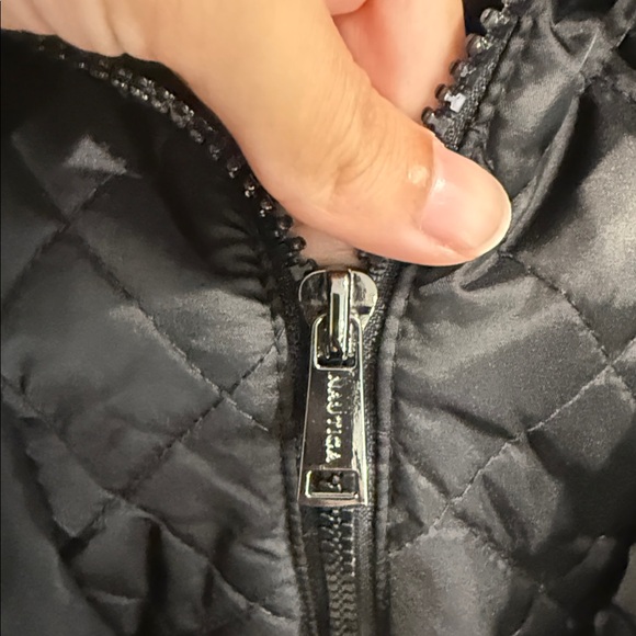 Nautica Women's Black Trench Coat with Hood - Picture 6 of 8